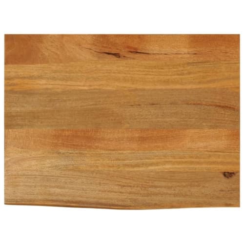 Bordsskiva 70x60x2,5 cm levande kant massivt mangoträ