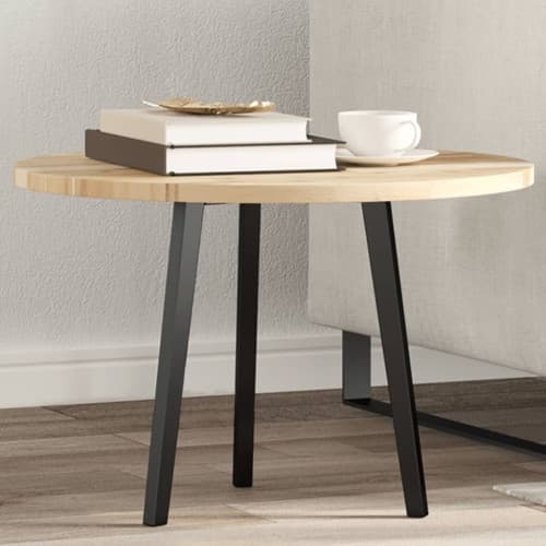 Bordsskiva rund Ø60x2 cm massivt akaciaträ