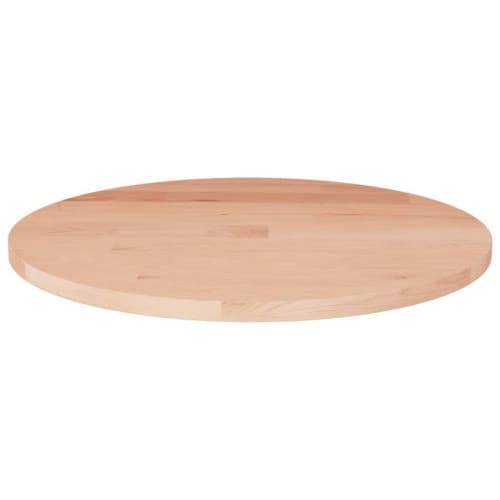 Rund bordsskiva Ø30x1,5 cm obehandlat massiv ek