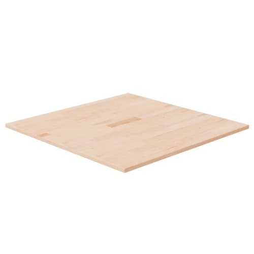 Fyrkantig bordsskiva 70x70x1,5 cm obehandlat massiv ek