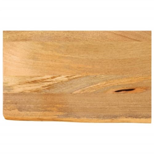 Bordsskiva 50x20x3,8 cm levande kant massivt mangoträ