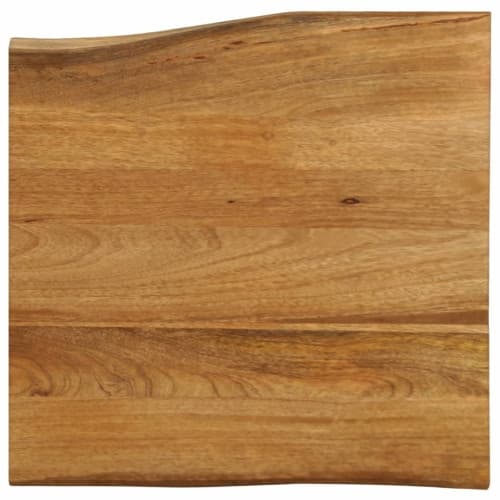 Bordsskiva 60x60x3,8 cm levande kant massivt mangoträ