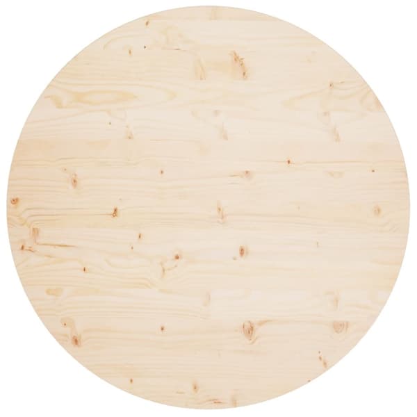 Bordsskiva Ø90x2,5 cm massiv furu