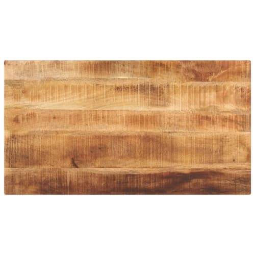 Bordsskiva 110x70x2,5 cm rektangulär massivt grovt mangoträ