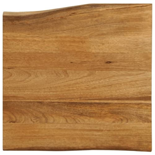 Bordsskiva 40x40x2,5 cm levande kant massivt mangoträ