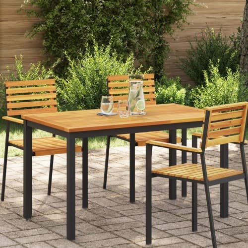 Bordsskiva 120x70x2,2 cm Rektangulär Solid Trä Acacia