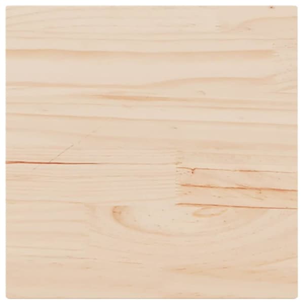 Bordsskiva 50x50x1,7 cm fyrkantig massiv furu