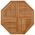 Miniatyrbild 2 av 2: Bordsskiva 90x90x2,5 cm åttakantig massiv teak