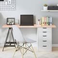 Miniatyrbild 1 av 2: Bordsskiva 140x60x(2-4) cm obehandlad massiv ek