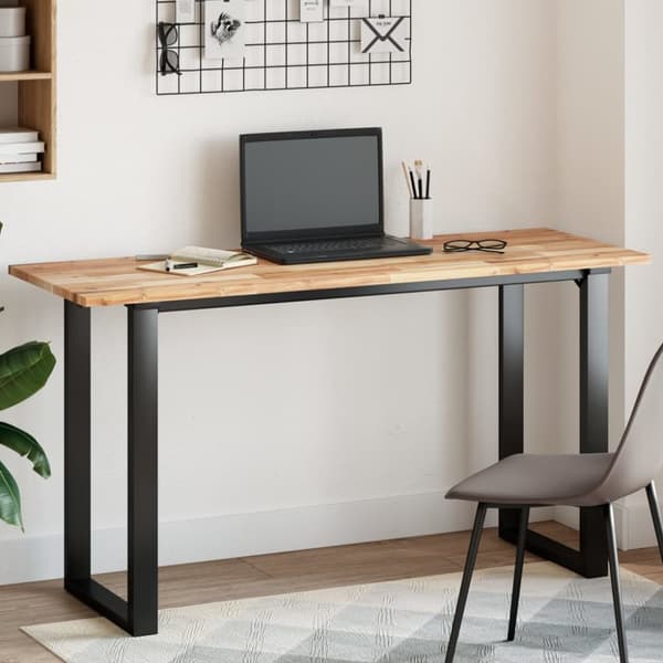 Bordsskiva rektangulär 120x50x2 cm massivt akaciaträ