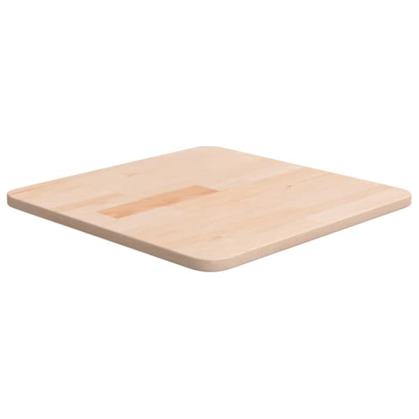 Fyrkantig bordsskiva 40x40x1,5 cm obehandlat massiv ek