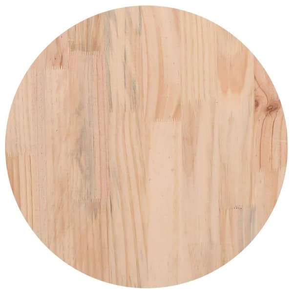 Bordsskiva Ø40x2,5 cm massiv furu
