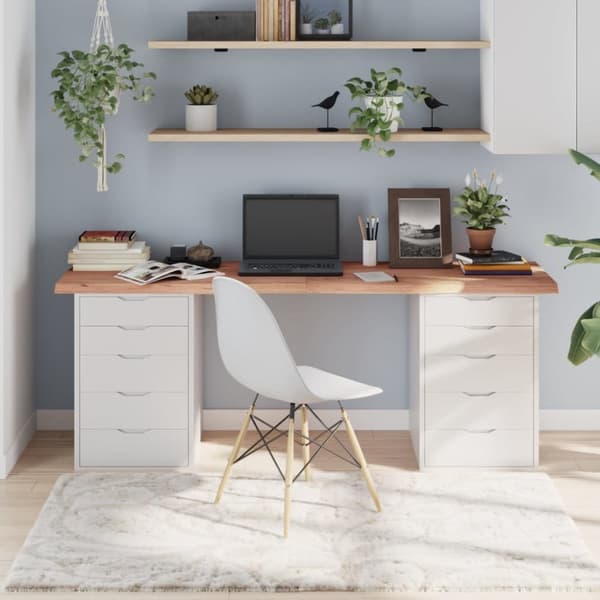 Bordsskiva ljusbrun 180x40x(2-4) cm behandlad massiv ek