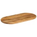 Miniatyrbild 2 av 2: Bordsskiva 120x50x3,8 cm oval massivt mangoträ