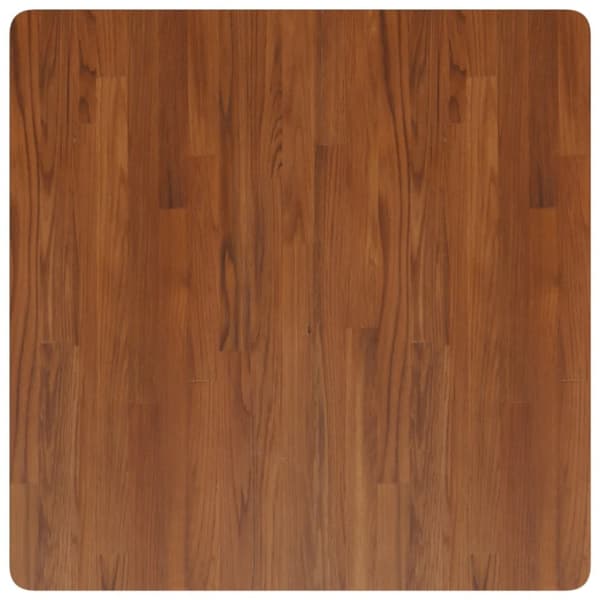 Fyrkantig bordsskiva mörkbrun 80x80x1,5cm behandlad massiv ek