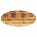 Miniatyrbild 1 av 2: Bordsskiva 110x40x3,8 cm oval massivt mangoträ