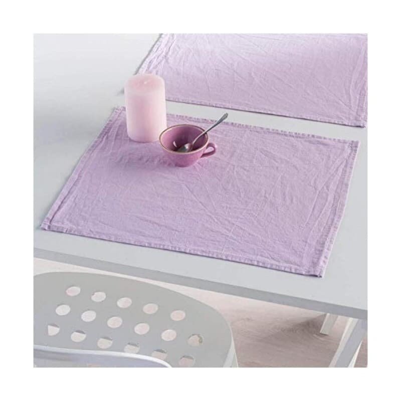 Bordsduk Naturals Lila (35 x 50 cm)