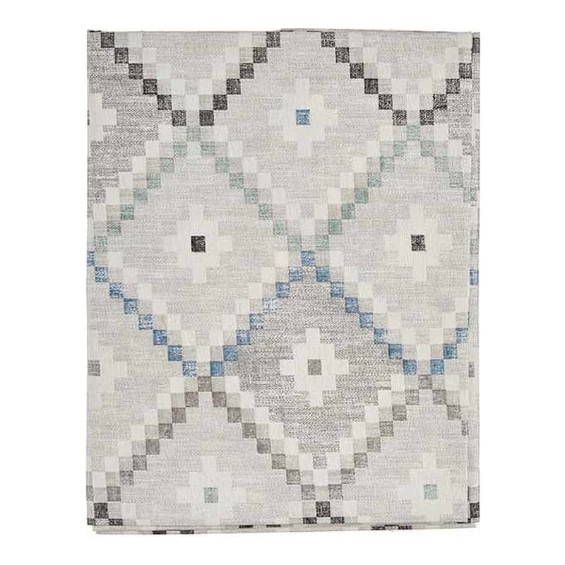 Bordsduk Romb Tunn kanvas Blå (140 x 180 cm)