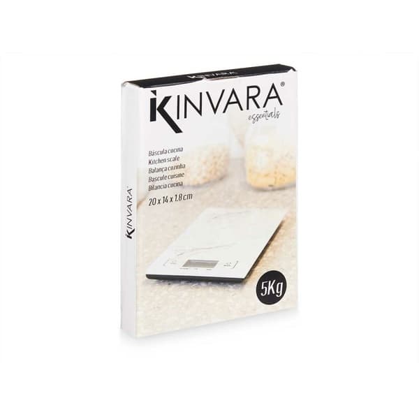 Köksvåg Kinvara EKS-022 5KG Vit 5 kg Marmor (6 antal)