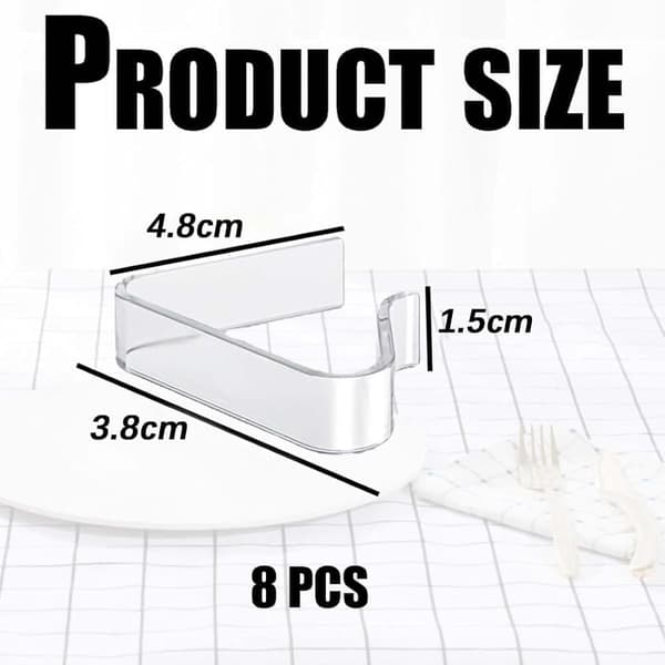 12 stykker duge klip plast, dugholder bordbeskytter clips til tykt bord havebord camping picnic