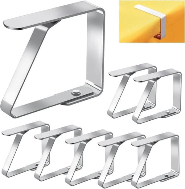 8-pak Doll Clips Picnicbord – Elegant løsning til borddækning