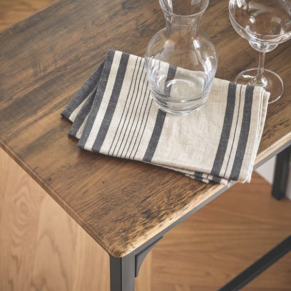 SoBuy Baaripöytä ja 2 baarituolit Ruokailuryhmä 2 hengelle. puukuvio P89*L45*K100 cm, Enimmäiskuormitus: 150 kg/Baarituolit OGT03-XL