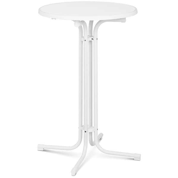 Royal Catering Cafébord - vitt - ⌀70 cm - 110 cm