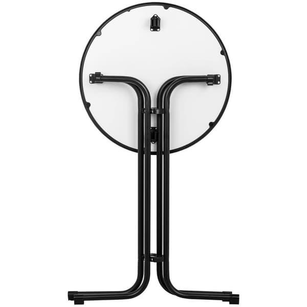 Royal Catering Cafébord - svart - ⌀80 cm - 110 cm