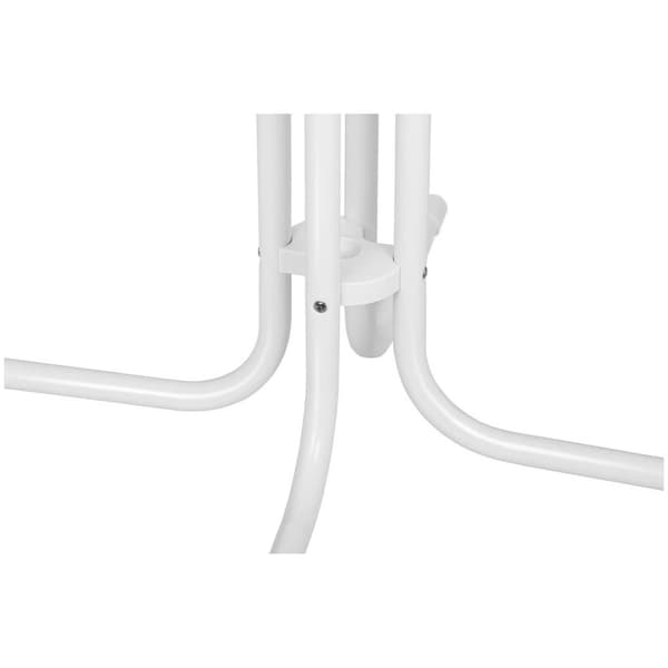 Royal Catering Cafébord - vitt - ⌀80 cm - 110 cm