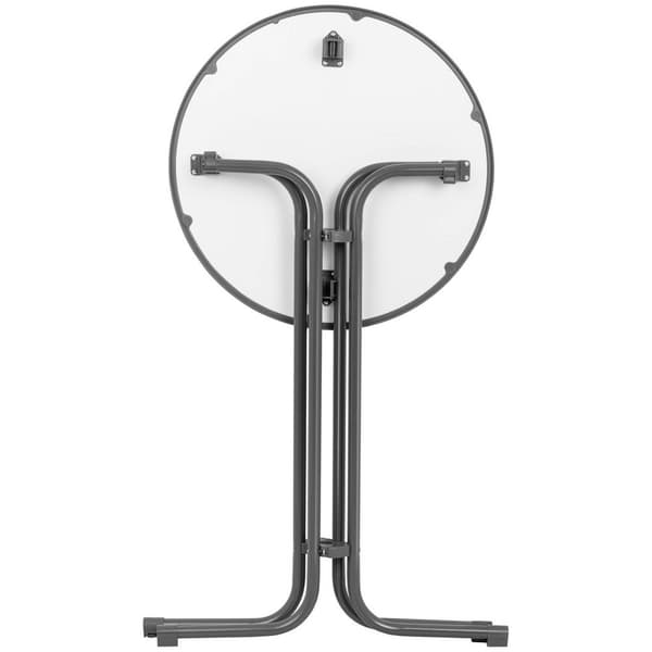 Royal Catering Cafébord - grått - ⌀70 cm - 110 cm
