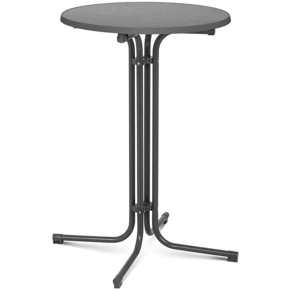 Royal Catering Cafébord - grått - ⌀70 cm - 110 cm