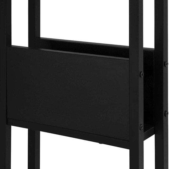 Birche Side Table - Multifunktionellt - Laptop Table - Bedside Table - SOFA Table - MDF - Svart - 55 x 36 x 59,5 cm
