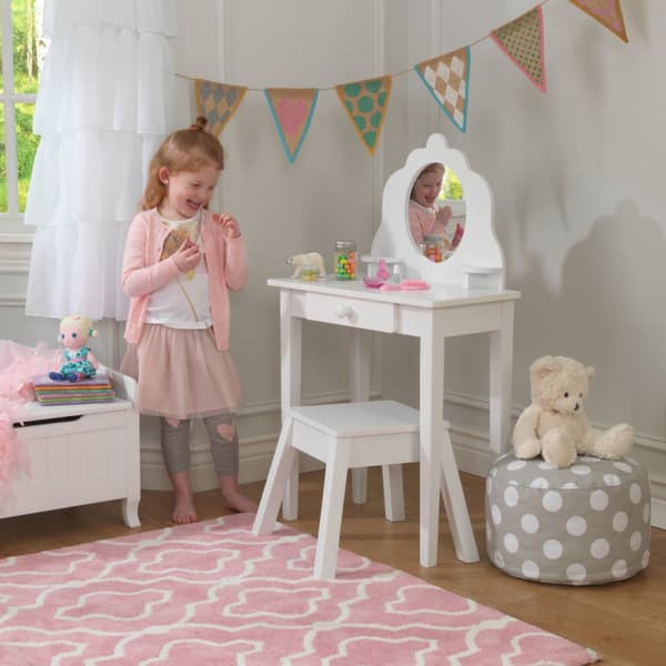 Kidkraft Medium Sminkbord och pall