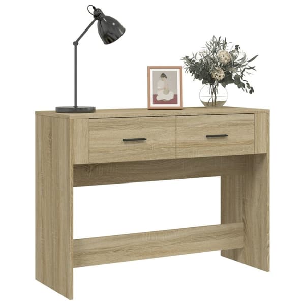 vidaXL Sohvapöytä Sonoma-tammi 100x39x75 cm tekninen puu