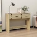 Miniatyrbilde 3 av 11: vidaXL Konsollbord sonoma eik 100x39x75 cm konstruert tre