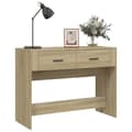 Miniatyrbilde 4 av 11: vidaXL Konsollbord sonoma eik 100x39x75 cm konstruert tre