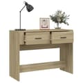 Miniatyrbilde 5 av 11: vidaXL Konsollbord sonoma eik 100x39x75 cm konstruert tre