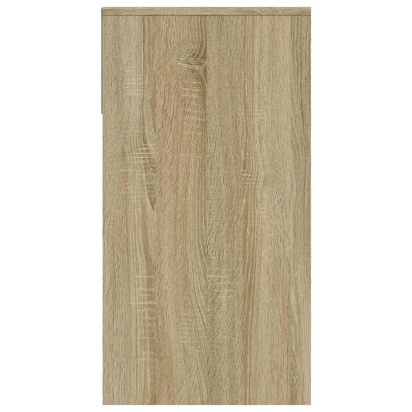 vidaXL Konsollbord sonoma eik 100x39x75 cm konstruert tre