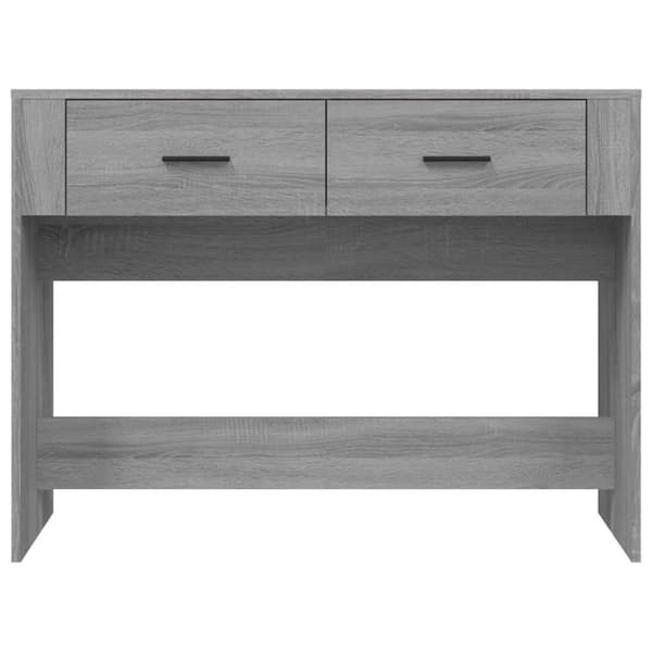 vidaXL Konsollbord grå sonoma 100x39x75 cm konstruert tre