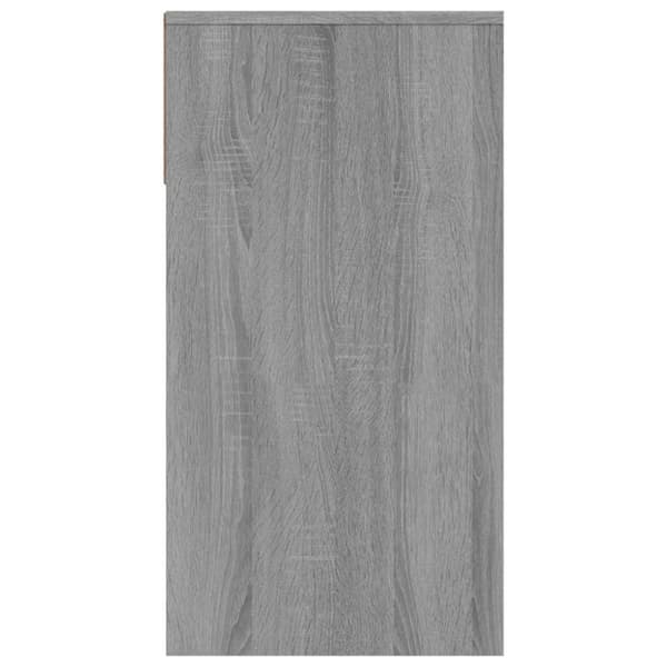 vidaXL Konsollbord grå sonoma 100x39x75 cm konstruert tre