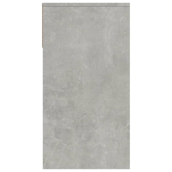 vidaXL Konsolbord betonggrå 100x39x75 cm konstruerat trä