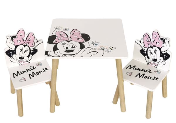 Disney Minnie Classic träbord med stolar