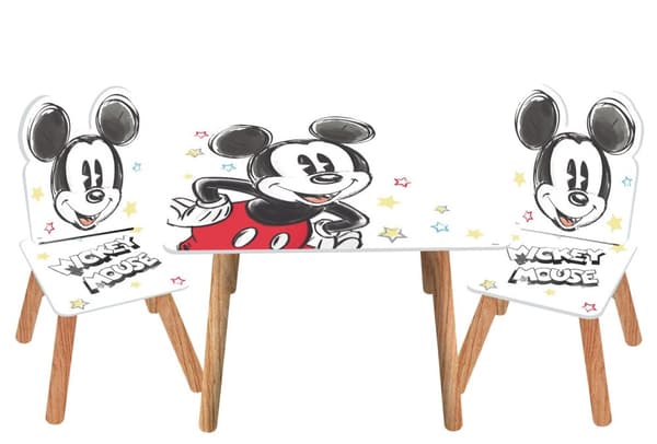Disney Mickey Classic träbord med stolar