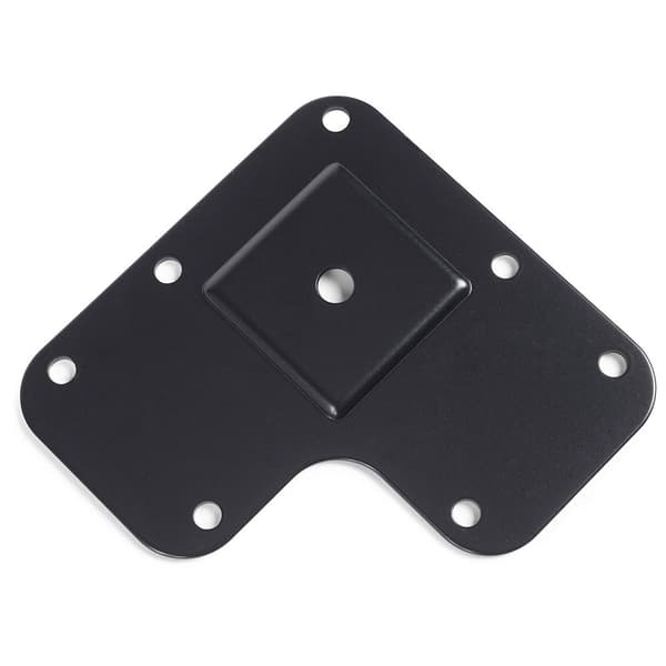 Emuca Firkantede Ben Til Bord 50 X 50 Mm Sort