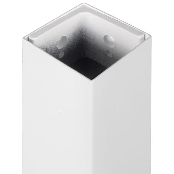 Emuca Firkantede Ben Og Tabelstruktur 50 X 50 Mm Hvid