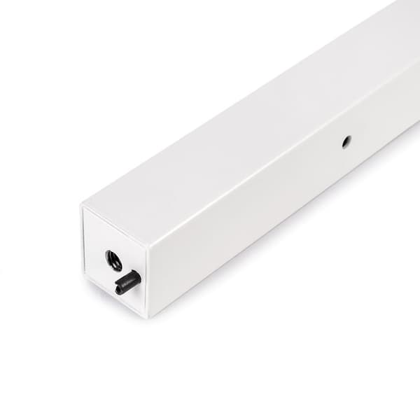 Emuca Firkantede Ben Og Tabelstruktur 50 X 50 Mm Hvid