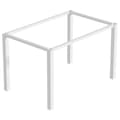 Miniatyrbillede 1 af 10: Emuca Firkantede Ben Og Tabelstruktur 50 X 50 Mm Hvid