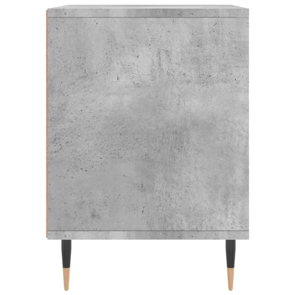 Yöpöydät 2 kpl betoninharmaa 40x35x50 cm tekninen puu