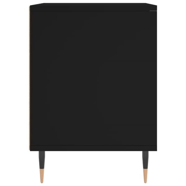 sengebord 40x35x50 cm konstrueret træ sort