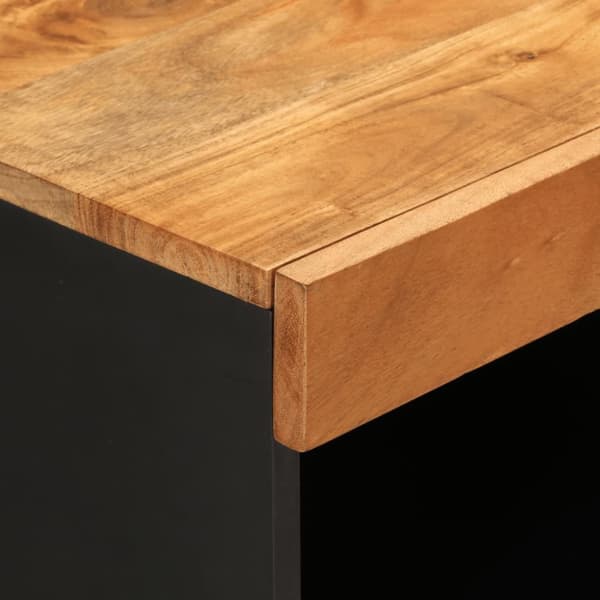 skab 60x33x75 cm massivt akacietræ